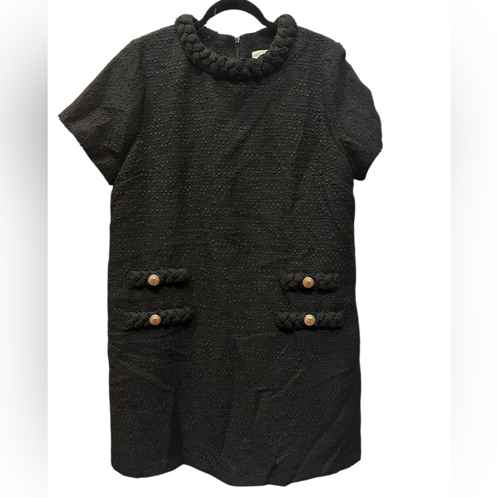 Tuckernuck Charcoal Women's Cape with Braided Collar - Picture 2 of 10